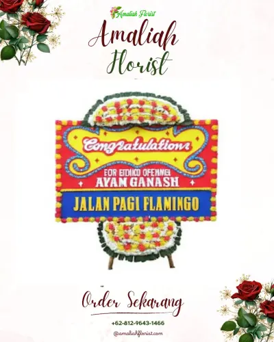 Bunga Papan Congratulation di Ngebrug
